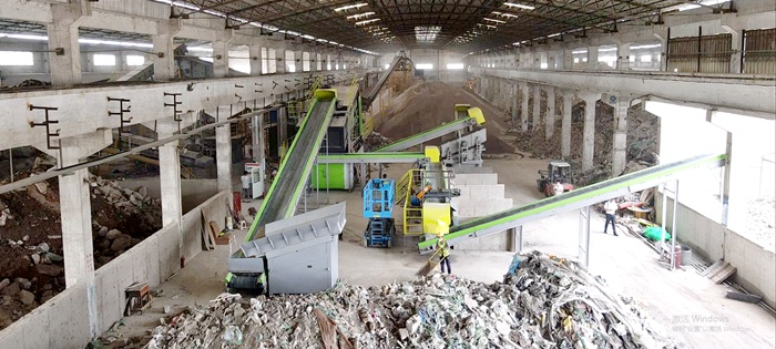 供應青綠環境QINGLV-01建築垃圾分類設備 裝修垃圾篩分機械