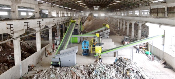 供应青绿环境QINGLV-01建筑垃圾分类设备 装修垃圾筛分机械