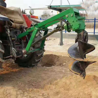 供应植树挖坑机 拖拉机带植树挖坑机  打坑机