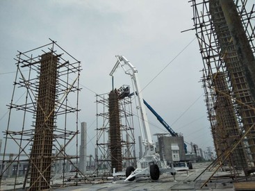 供应信瑞重工布料杆车载式混凝土布料机供应商