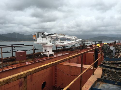 供应信瑞重工布料杆船用式混凝土布料机杆