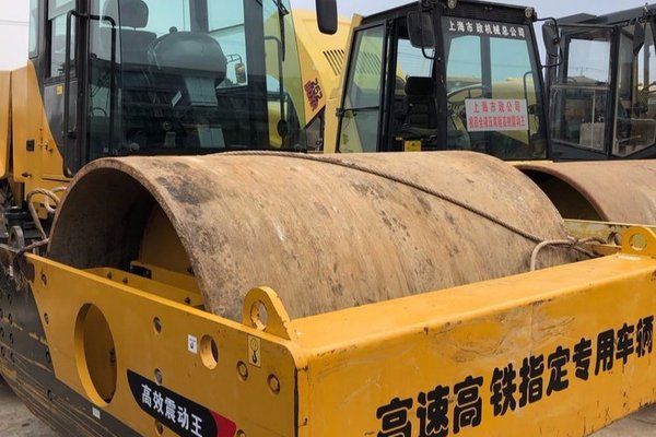 低价供应二手振动压路机|徐工22吨二手单缸轮压路机报价