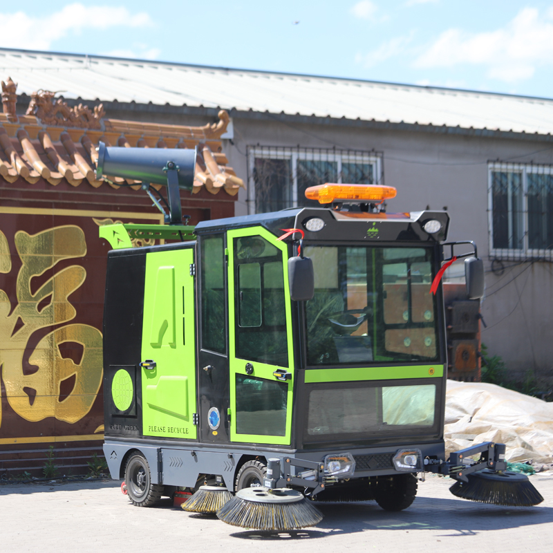 扫地清扫车 新能源电动扫地车 大型工业厂区高压冲洗雾炮抑尘车