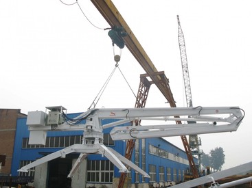 供应信瑞重工布料杆移动小型布料机液压布料机
