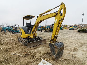 出售小松35挖掘机二手进口微型挖掘机免费试机