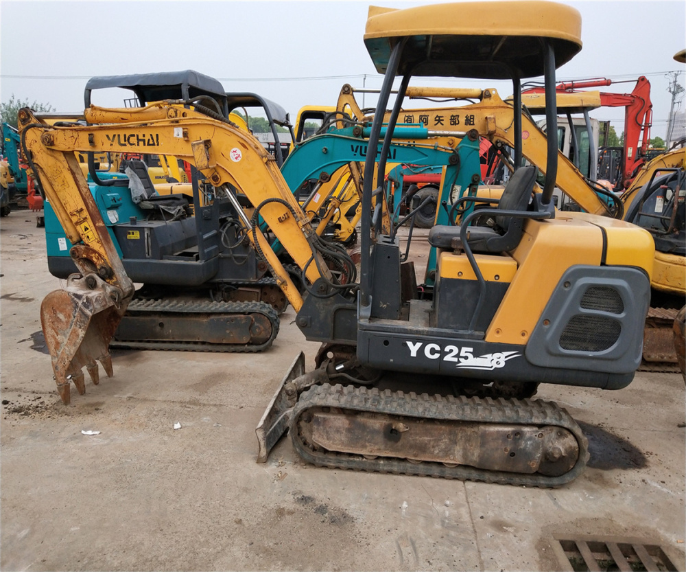 滁州二手挖掘机市场|玉柴18-20-25挖掘机