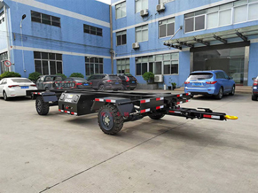 供应NGDFT12-22/56拖车 12吨自走式拖车底盘（电动平板拖车）
