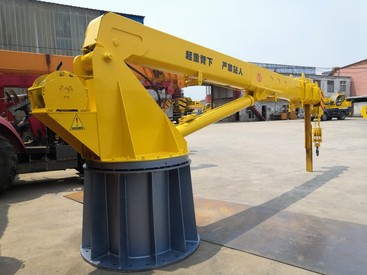 船吊厂家供应 多型号码头吊 船尾吊定制 工程机械制造