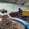 大流量移动排水车  潜污泵 自吸泵租赁  专业的施工队伍