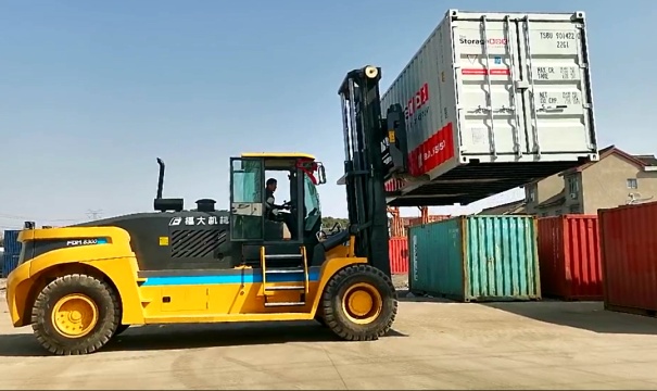 现货供应福大叉车FDM8300叉车30吨重型集装箱搬运叉车