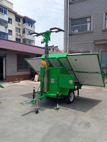供应晚灿照明SLW6130T矿山机械拖车式升降照明灯塔，移动式太阳能照明车
