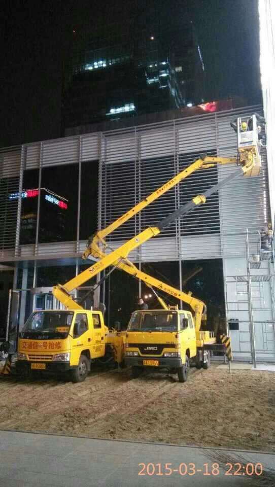 北京出租6-28米路灯维修监控安装高空作业车云梯车