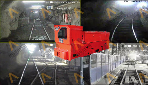 矿用电机车视频监控监测倒车影像可视化图像车载显示装置