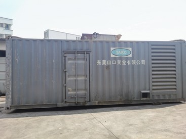 930KW(千瓦)日本三菱二手静音箱发电机(组)出售出租