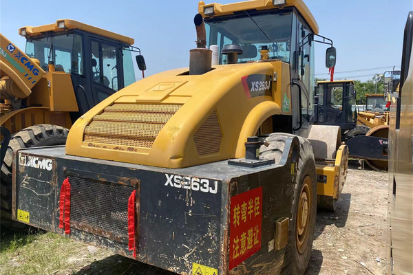 邵阳县二手压路机市场|徐工20吨/22吨/26t吨单钢轮振动型压土机